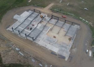 Overhead view of the new elk valley casino site